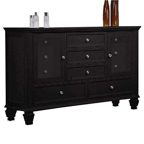  Coaster Home Furnishings Sandy Beach 11-Drawer Dresser Black