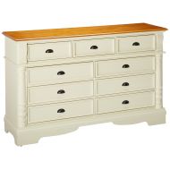 Coaster Home Furnishings Oleta 9-Drawer Dresser with Bracket Feet Buttermilk and Brown