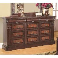 Coaster Home Furnishings Grand Prado 12-Drawer Dresser Cappuccino