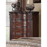 Coaster Home Furnishings 202265 Maddison Six-Drawer Chest, 42 W x 20 D x 54 H, Cappuccino