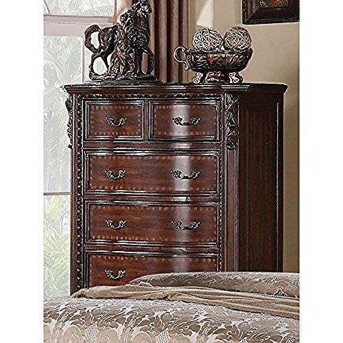  Coaster Home Furnishings 202265 Maddison Six-Drawer Chest, 42 W x 20 D x 54 H, Cappuccino