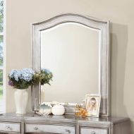 Coaster Home Furnishings Bling Game Arched Top Vanity Mirror Metallic Platinum