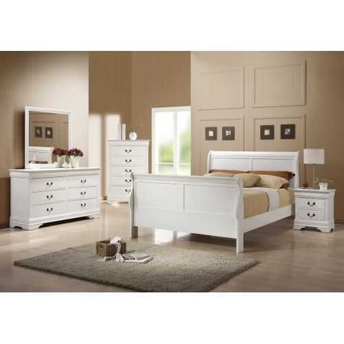  Coaster Home Furnishings Louis Phillipe 5-Drawer Chest White