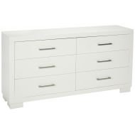 Coaster Home Furnishings Jessica 6-Drawer Dresser White