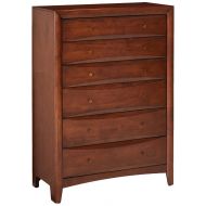 Coaster Home Furnishings Hillary 6-Drawer Chest Warm Brown