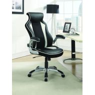 Coaster Home Furnishings Adjustable Height Office Chair Black and Silver