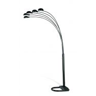 Coaster Home Furnishings 5-Light Floor Lamp Satin Black