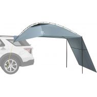 Coastrail Outdoor SUV Tailgate Sun Shade Awning Car Rear Tent with Side-Wall for Vehicle Sun Shelter, Setup Anywhere-Car Camping, Park, Sports, Attach to Truck Van RV Jeep