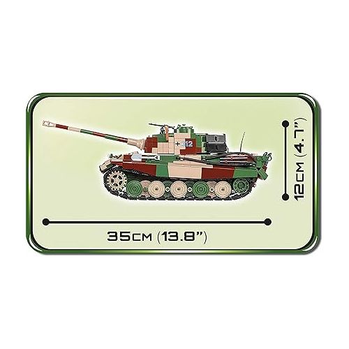  Cobi Toys 1000 Pieces Multicolor Plastic WWII Tiger Ausf.B Konigstiger Panzerkampfwagen Vi Building Block Collection for Kids
