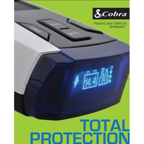 코브라 Cobra Electronics Cobra Radar Detector w/ OLED Display/Voice/IVT Filter
