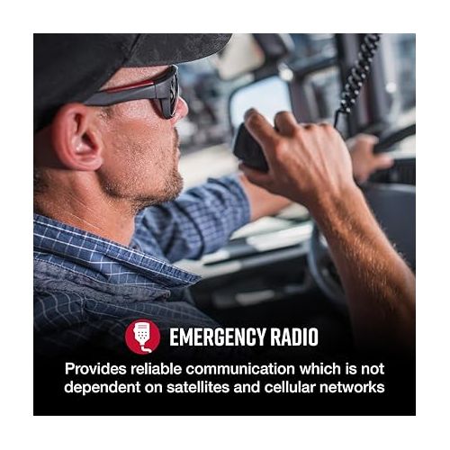 코브라 Cobra 29LX AM Professional CB Radio - Emergency Radio, Travel Essentials, NOAA Weather Channels and Emergency Alert System, Selectable 4-Color LCD, Auto-Scan and Radio Check, Black