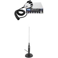 Cobra 29 LTD Professional CB Radio & Cobra HGA1500 42 Inch Magnetic Mount CB Antenna: Full 40 Channels, Adjustable Receiver, SWR Calibration, Long-Range Antenna for Clear Signal, Chrome