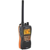 Cobra MR HH600FLTBTGPS Handheld Floating VHF Radio - 6 Watt, GPS, Bluetooth, Submersible, Noise Cancelling Mic, Backlit LCD Display, Memory Scan, Grey