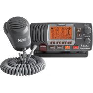 Cobra MR F77B GPS Fixed Mount VHF Marine Radio - 25 Watt VHF, Built-In GPS Receiver, Submersible, LCD Display, Noise Cancelling Mic, NOAA Weather, Signal Strength Meter, Scan Channels, Black/Grey