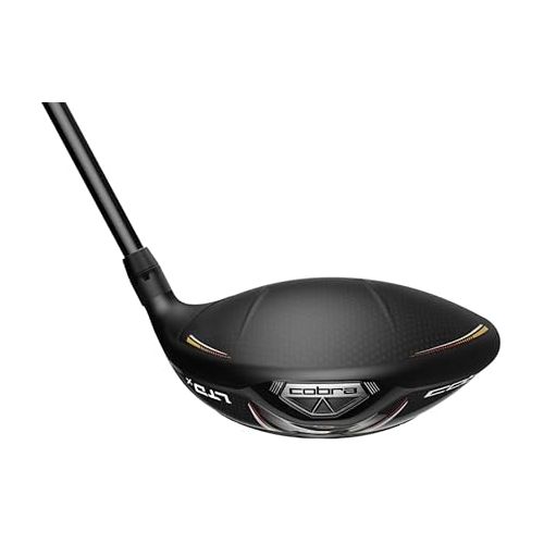 코브라 Cobra Golf 2022 LTDX Driver Matte Black-Gold Fusion (Men's, Right Hand, Project X Hzrdrus Smoke Rdx Blue, Stiff Flex, 9)