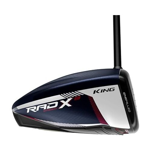 코브라 Cobra Golf 2021 Radspeed XB Driver Matte Peacoat-Red (Men's Left Hand, Project X Hzrdrus Rdx Blue, Stiff Flex, 9), standard