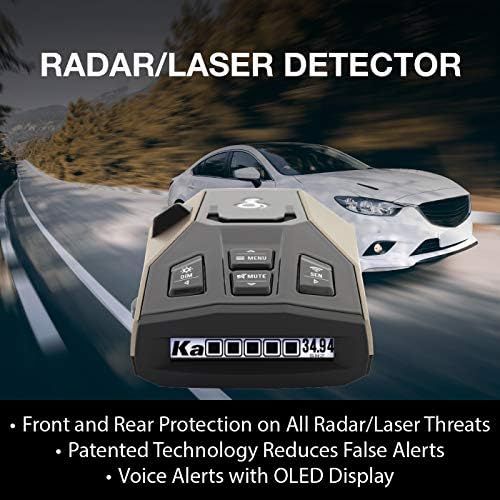 코브라 [아마존베스트]Cobra RAD 450 Laser Radar Detector: Long Range, False Alert Filter, Voice Alert & OLED Display