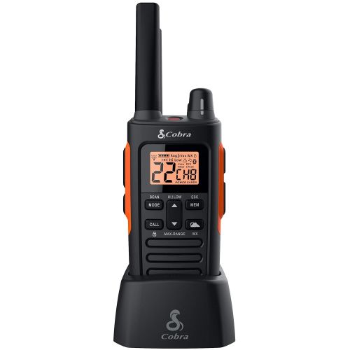 코브라 Cobra RX680 2 Watt Rugged Walkie Talkies - Waterproof & Dustproof, Rechargeable, Long Range up to 38-Mile Two Way Radio with NOAA Weather Alert & VOX ( 2 Pack )