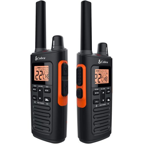 코브라 Cobra RX680 2 Watt Rugged Walkie Talkies - Waterproof & Dustproof, Rechargeable, Long Range up to 38-Mile Two Way Radio with NOAA Weather Alert & VOX ( 2 Pack )