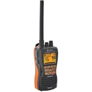 Cobra MR HH600FLTBTGPS Handheld Floating VHF Radio ? 6 Watt, GPS, Bluetooth, Submersible, Noise Cancelling Mic, Backlit LCD Display, Memory Scan, Grey