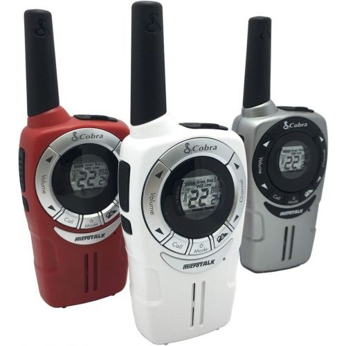 코브라 Class A Manufacturer Refurbished. Cobra SOHO Series 3 Pack 24.9 Mile 22-Channel 2-Way Radios Walkie Talkies ACXT360 one of Each Color Included!