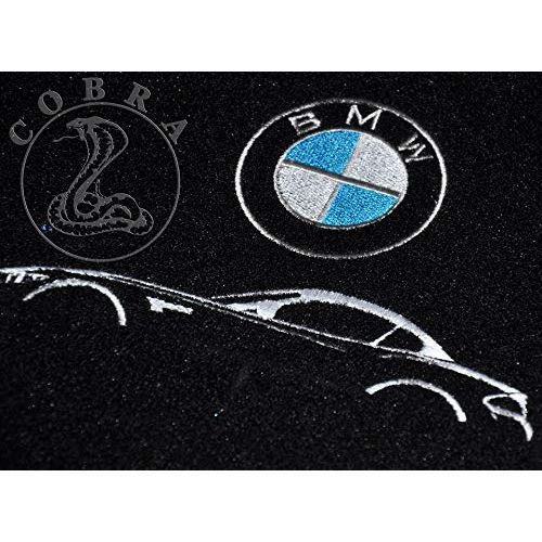  Cobra Auto Accessories Floor Mats Carpet + BMW Logo Fits BMW Z4 2009 2010 2011 2012 2013 2014 2015 2016