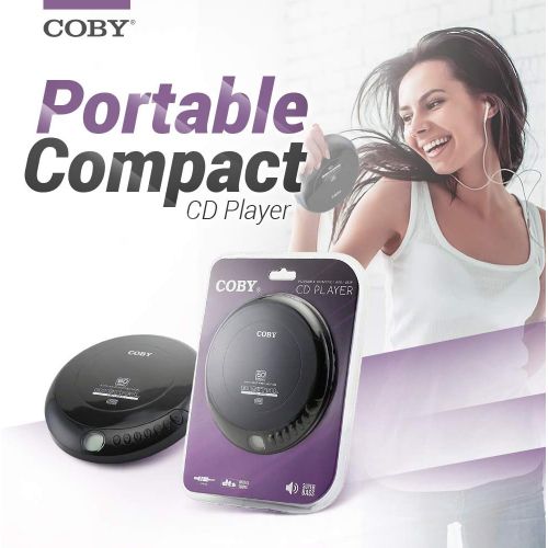 코비 [아마존 핫딜] [아마존핫딜]Coby Portable Compact Anti-Skip CD Player  Lightweight & Shockproof Music Disc Player w/ Pro-Quality Earbuds - For Kids & Adults - Home Car & Travel