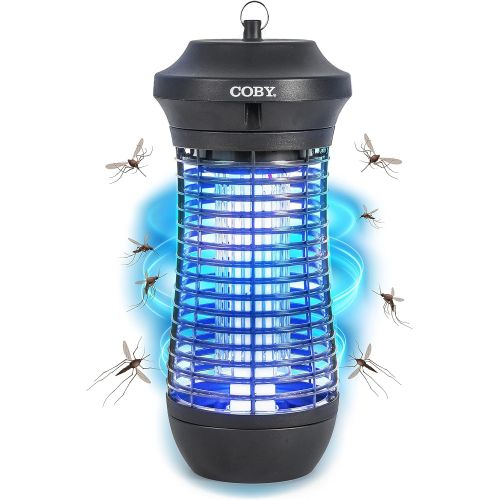 코비 Coby Outdoor Bug Zapper 18W, Covers Half an Acre, Non-Toxic, Chemical-Free,Black,CBZ2J6