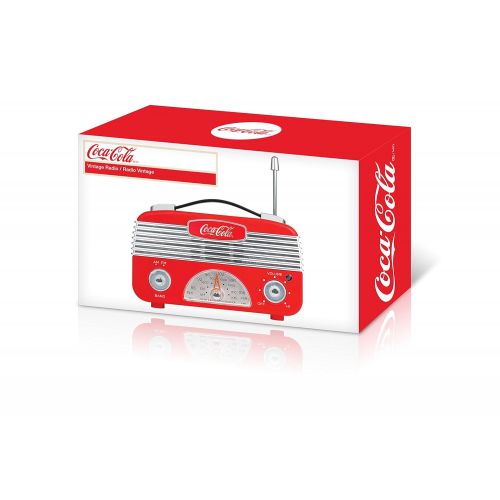  [아마존베스트]Coca-Cola Coca Cola CCR01 Vintage Style Am/FM Radio