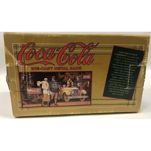 자다 Coca-Cola Vintage Red Bottle Truck Coin Bank