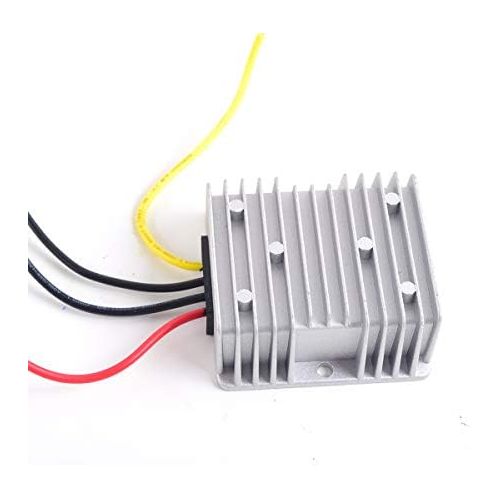  [아마존베스트]-Service-Informationen DC 24V to 12V DC Down Converter 5A 60W Power Supply Adaptor Voltage Changer Reducer Regulator for Car Truck Vehicle Boat Solar System Step etc. (Accept DC15-40V Inputs), 15a