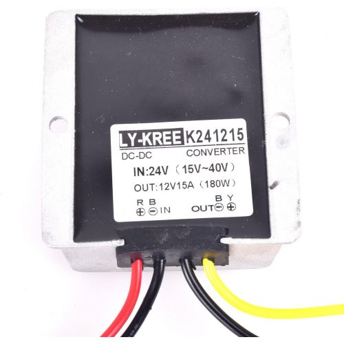  [아마존베스트]-Service-Informationen DC 24V to 12V DC Down Converter 5A 60W Power Supply Adaptor Voltage Changer Reducer Regulator for Car Truck Vehicle Boat Solar System Step etc. (Accept DC15-40V Inputs), 15a