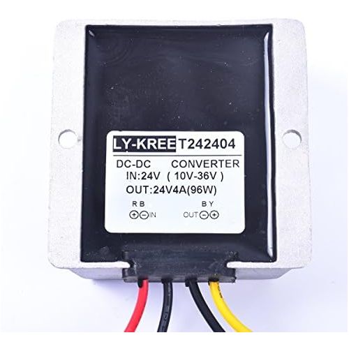  [아마존베스트]-Service-Informationen Cocar DC 12V / 24V 4A Voltage Stabiliser Surge Protector Power Supply Regulator for Car Truck Vehicle Boat Solar System etc. (DC10-36V Input)