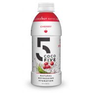 Coco5 COCO5 All Natural Coconut Water, Cherry Flavor, 16.9 Fl. Oz, 12 Count