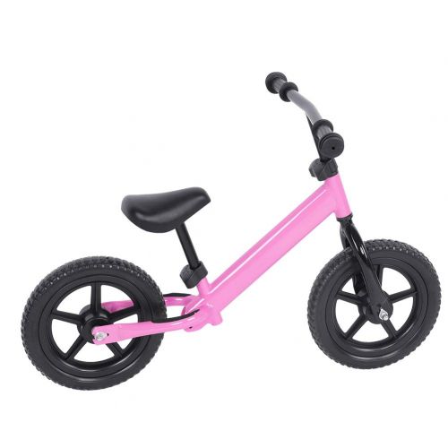  Cocoarm Kinder Laufrad Lauflernrad Kinderrad Balance Bike Kinder Balance Fahrrad fuer Jungen und Madchen 2-5 Jahre 12 Zoll Kinderlaufrad 84 x 60 x 44,5 cm (Rosa)