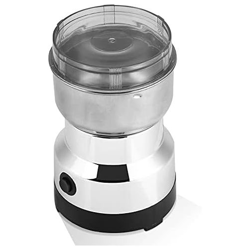  Cocoarm 220 V Elektrische Kaffeemuehle aus Edelstahl Coffee Grinder Kaffeepulver Schonend Mahlen fuer Kaffee Bohnen Gewuerze Nuesse Gewuerze Krauter Pfeffer und vieles mehr