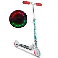 Cocochange Lowest price ever! Foldable Kick Scooter for Kids Boys Girls Gifts Adjustable Height with PVC Flashing Wheels,Sponge Handle, Age 3-17Y CCGE4