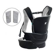Cococho Front and Back Baby Carrier - from Infant to Toddler, Ergonomic, Safe and Easiest Wearing Method. Teething Pads are Included.