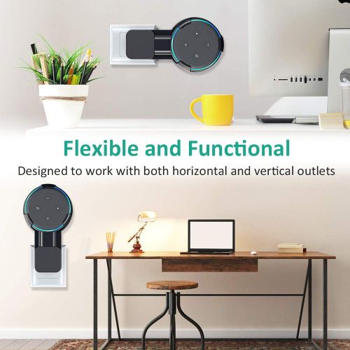  [아마존 핫딜]  [아마존핫딜]Cocoda Halterung Wandhalterung Stander fuer Dot (3. Gen.), Platzsparende Loesung fuer Smart Home Lautsprecher, Zubehoer fuer Dot 3nd Generation mit Kabelanordnung Keine Chaotische Draht