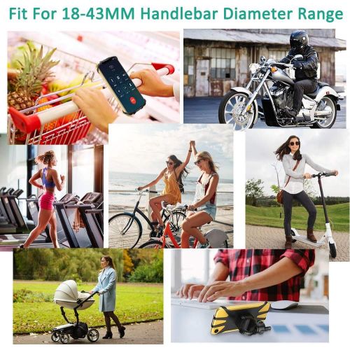  [아마존 핫딜] [아마존핫딜]Cocoda Handyhalterung Fahrrad,360°Verstellbare Universelle Handyhalterung Motorrad aus Silikon, Drehbarer Fahrradhalter Motorradstander fuer iPhone 11 Pro Max/X/XS/XR/ 8/7, Samsung