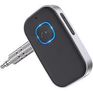 [아마존베스트]-Service-Informationen Cocoda Bluetooth Car Adapter, Wireless Aux Bluetooth 5.0 Adapter with Hands-Free Calls, Bluetooth Receiver for Car, Headphones and Home Stereo Systems (16 Hours Battery Life, Dual