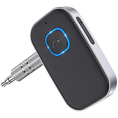  [아마존베스트]-Service-Informationen Cocoda Bluetooth Car Adapter, Wireless Aux Bluetooth 5.0 Adapter with Hands-Free Calls, Bluetooth Receiver for Car, Headphones and Home Stereo Systems (16 Hours Battery Life, Dual