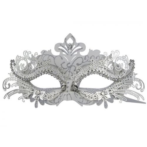  Coddsmz Couple Masquerade Metal Masks Venetian Halloween Costume Mask Mardi Gras Mask