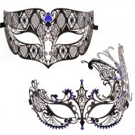 Coddsmz Couples Venetian Masquerade Mask Set Luxury Style Princess Party Mask