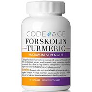 Code Age Extra Strength Turmeric Forskolin Weight Loss Formula - 90 Count - Premium Appetite Suppressant,...