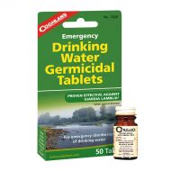 Coghlans 7620 Emergency Drinking Water Tablet, 50 Tablets
