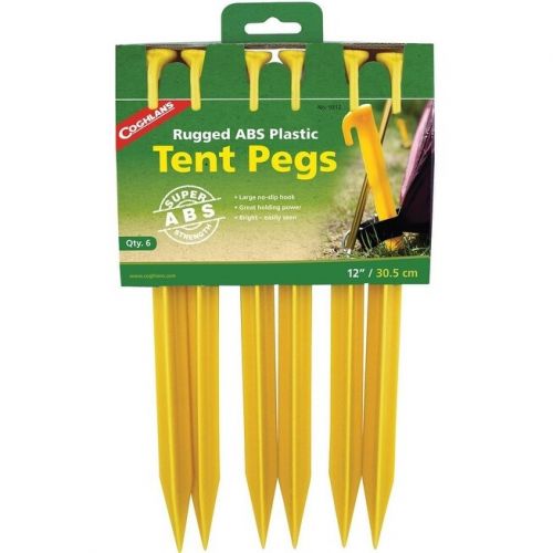  Coghlans 9312 Tent Pegs, 12", Yellow