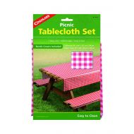 Coghlans Picnic Table Set with Tablecloth and Bench Covers