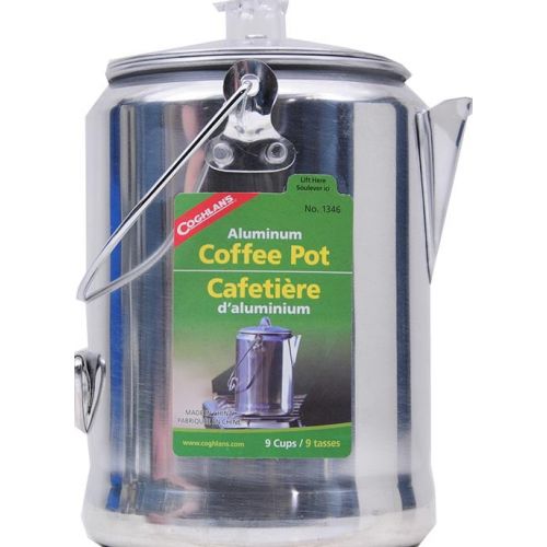  Coghlans Aluminum 9-Cup Coffee Percolator