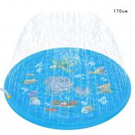 Cokil cokil Portable Outdoor Inflatable Water Spray Play Mat Children Play Mat Beach Toys